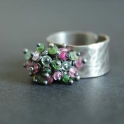 fado,srebro,pierścionek,oksydowane, - Pierścionki - Biżuteria