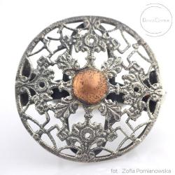 pierścionek,srebro,unikat,biżuteria autorska,czapn - Pierścionki - Biżuteria