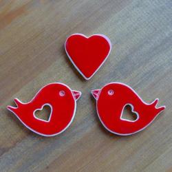 romantyczne,ptaszki,miłość - Ceramika i szkło - Wyposażenie wnętrz