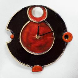 zegar,zegar wiszący,zegar ceramiczny,dekoracja - Zegary - Wyposażenie wnętrz