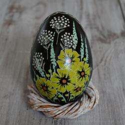 pisanka kwiatowa ręcznie malowana,Wielkanoc - Inne - Wyposażenie wnętrz