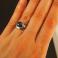 Pierścionki srebrny pierścionek,z kyanitem,niebieski