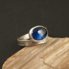 Pierścionki srebrny pierścionek,z kyanitem,niebieski