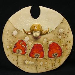 aniołek,prezent,święta,gwiazdka,ceramika - Ceramika i szkło - Wyposażenie wnętrz