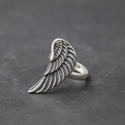 srebro,pierścionki,skrzydło,skrzydła - Pierścionki - Biżuteria