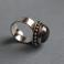 Pierścionki pierścionek srebro 925 retro vintage perła czarna