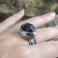 Pierścionki granat,pierścionek z kamieniem,srebrny pierścień