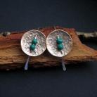 Kolczyki biżuteria artystyczna,handmade,proste kolczyki