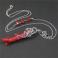 Wisiory biżuteria wire-wrapping,koral czerwony wisior