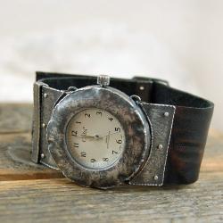 zegarek,srebrny zegarek - Bransoletki - Biżuteria