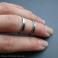 Pierścionki srebro,knuckle ring,midi ring,oksydowany