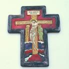 Obrazy krzyż,ceramika,ikona,Chrystus