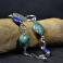 Bransoletki bransoleta z kamieniami,z turkusem i lapis lazuli