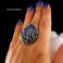 Pierścionki Nehesi,pierścień,ze srebra,z Lapisem Lazuli