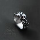Pierścionki pierścień,srebrny,romantyczny,baśniowy,obrączka