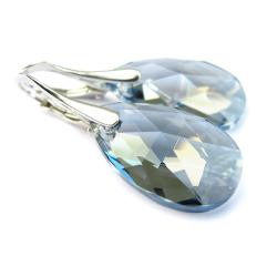kolczyki z kryształami Swarovski Blue Shade - Kolczyki - Biżuteria
