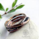 Pierścionki organiczny pierścionek z brązu,alabama