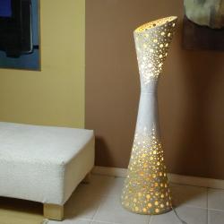 lampa,lampa podlogowa,oświetlenie,lampa stojąca - Ceramika i szkło - Wyposażenie wnętrz