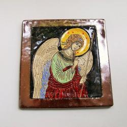 Beata Kmieć,ikona,ceramika,obraz,anioł - Ceramika i szkło - Wyposażenie wnętrz