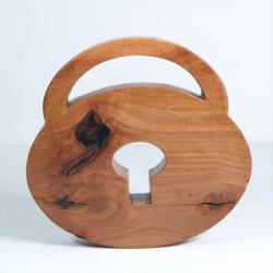 dekoracja z drewna,kłódka - Inne - Wyposażenie wnętrz