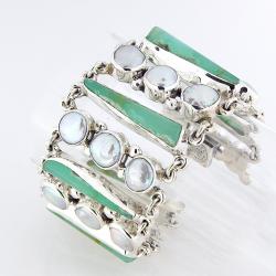 bransoleta,srebrna bransoleta,srebro,unikat - Bransoletki - Biżuteria