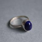 Pierścionki pierścionek srebro lapis lazuli klasyka