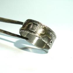 pierścień,srebro,obrączka,złoto - Pierścionki - Biżuteria