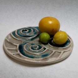 patera ceramiczna,prezent,ceramika,art - Ceramika i szkło - Wyposażenie wnętrz