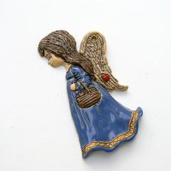 anioł,aniołek,ceramika,ozdoba - Ceramika i szkło - Wyposażenie wnętrz