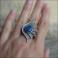 Pierścionki pierścien z kyanitem,baśniowy pierścień