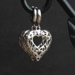 kolczyki z sercem - Kolczyki - Biżuteria