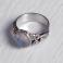 Pierścionki pierścionek,srebrny,ręcznie,kamień księżycowy