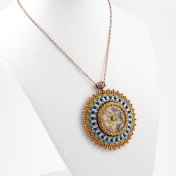mandala,kolorowy wisior - Wisiory - Biżuteria