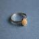 Pierścionki pierścionek srebro minimalizm opal etiopski solid