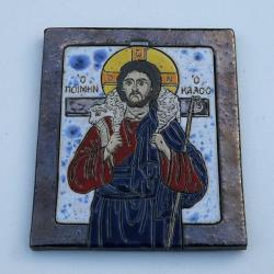 Beata Kmieć,ikona,obraz,Chrystus,ceramika - Ceramika i szkło - Wyposażenie wnętrz