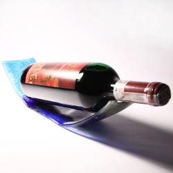 szklany stojak na wino prezent design szklo - Ceramika i szkło - Wyposażenie wnętrz
