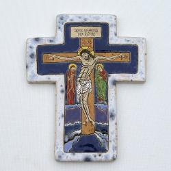 krzyż,ikona,ceramika,obraz,Chrystus,Jezus, - Ceramika i szkło - Wyposażenie wnętrz
