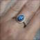 Pierścionki niebieski pierścionek,pierścionek z kyanitem