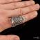 Pierścionki pierścień,kryształ górski,vevka,srebro,pierścionek